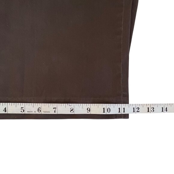 Lane Bryant Brown Cropped Stretch Pants Womens Size 20 Cotton/Spandex VGUC! - Picture 14 of 14